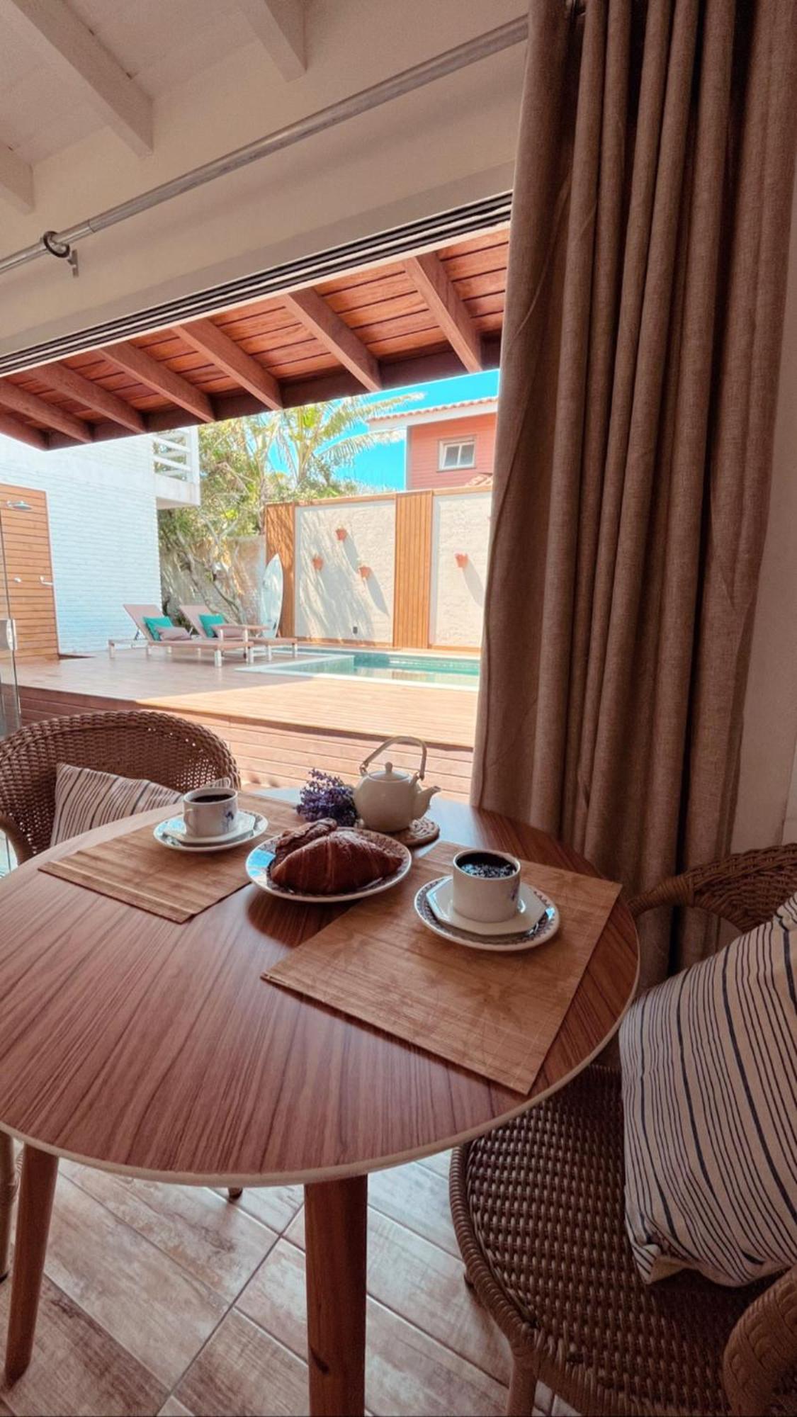 Casa Com Piscina Em Frente A Praia Do Santinho Florianopolis Ngoại thất bức ảnh